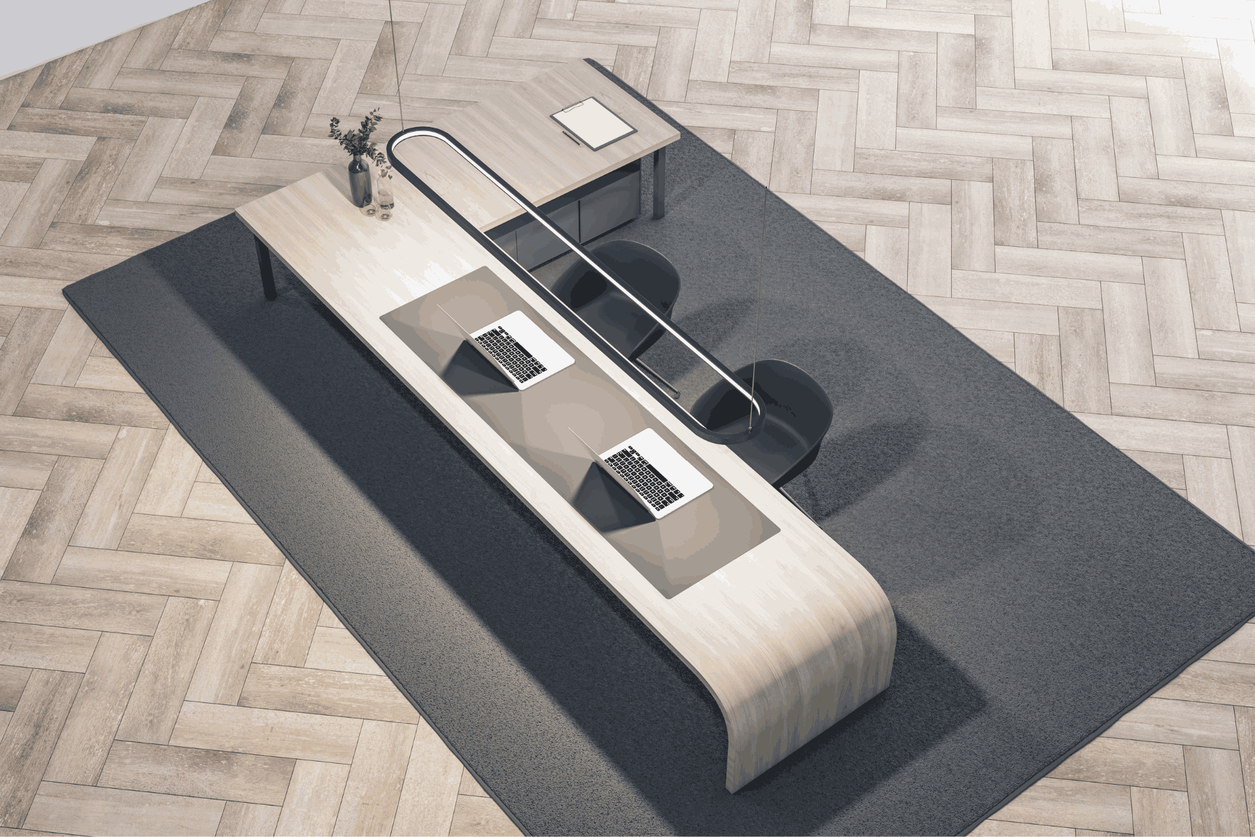 L-Shaped Office Tables