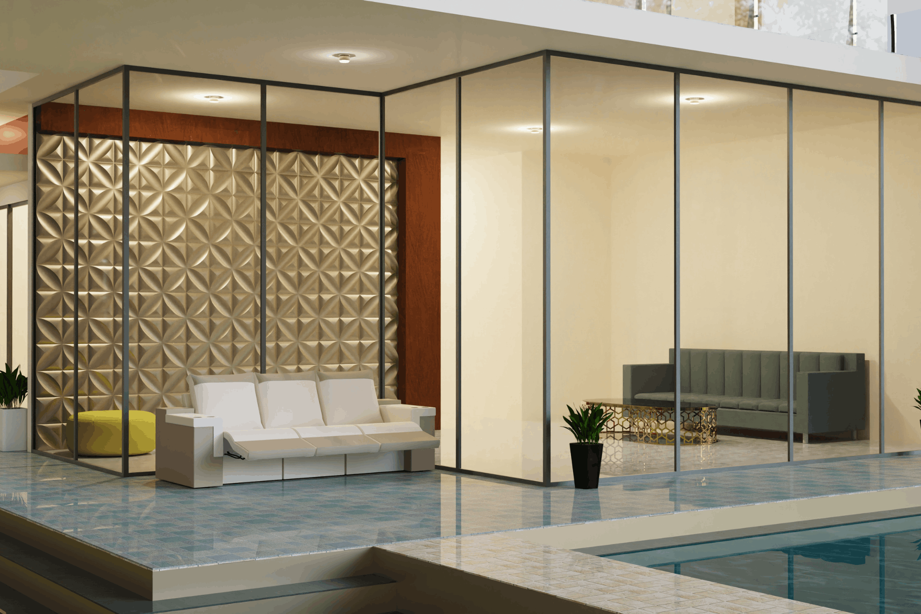 Textured or Patterned Glass